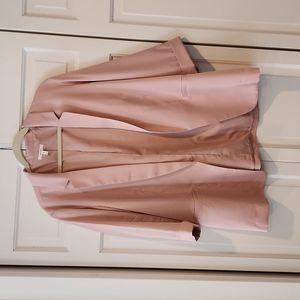 Drape Front Disty Pink Blazer